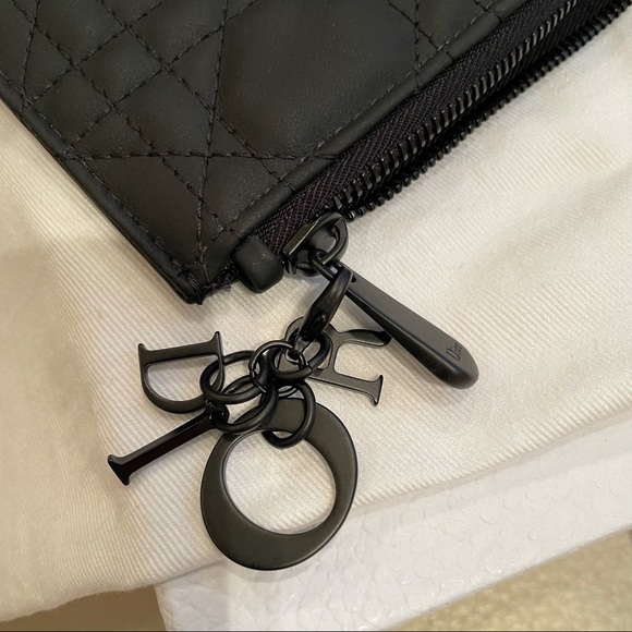 Dior black long wallet with adjustable strap - Picture 6 of 10